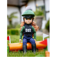 Pettorale e pettorale numerato LeMieux Toy Rider Nero Pettorale e pettorale numerato LeMieux Toy Rider Nero