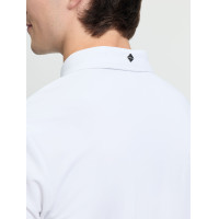 Polo da concorso LeMieux a maniche corte da uomo Bianco Polo da concorso LeMieux a maniche corte da uomo Bianco