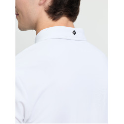Polo da concorso LeMieux a maniche corte da uomo Bianco