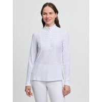 Polo da concorso LeMieux a maniche lunghe Arielle donna Bianco Polo da concorso LeMieux a maniche lunghe Arielle donna Bianco