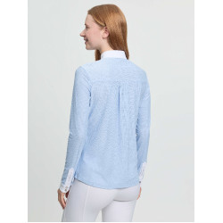 Polo da concorso LeMieux a maniche lunghe Arielle donna Nebbia Blu