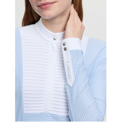 Polo da concorso LeMieux a maniche lunghe Arielle donna Nebbia Blu