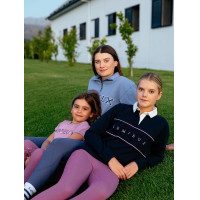 Polo da rugby LeMieux Young Rider Riley Marina Blu marino