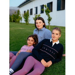 Polo da rugby LeMieux Young Rider Riley Marina Blu marino