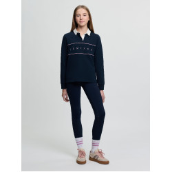 Polo da rugby LeMieux Young Rider Riley Marina Blu marino