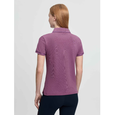 Polo da donna a maniche corte LeMieux Pixie Malva Polo da donna a maniche corte LeMieux Pixie Malva