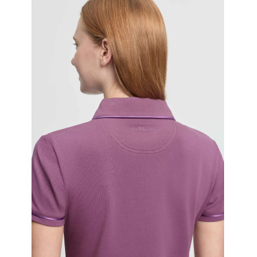 Polo da donna a maniche corte LeMieux Pixie Malva Polo da donna a maniche corte LeMieux Pixie Malva