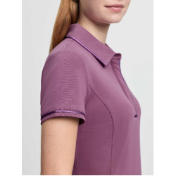 Polo da donna a maniche corte LeMieux Pixie Malva Polo da donna a maniche corte LeMieux Pixie Malva