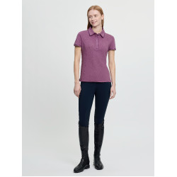 Polo da donna a maniche corte LeMieux Pixie Malva Polo da donna a maniche corte LeMieux Pixie Malva