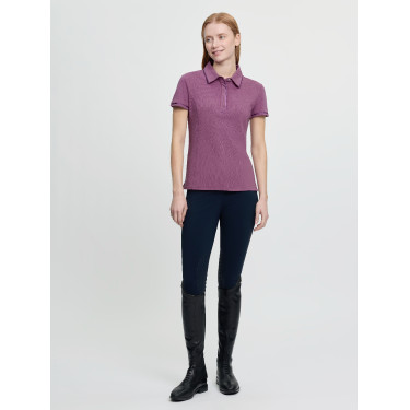 Polo da donna a maniche corte LeMieux Pixie Malva Polo da donna a maniche corte LeMieux Pixie Malva