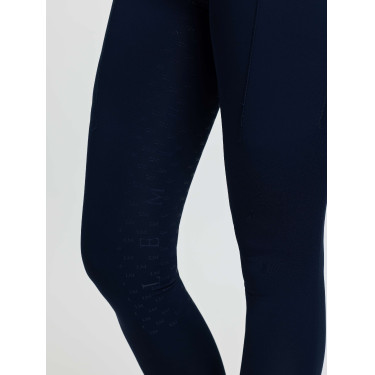 Pantaloni da equitazione pull-on LeMieux da donna Simone con grip parziale incrociato Marina Blu marino