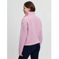 Maglione da donna LeMieux Kelsie con collo a zip Fondant