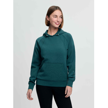 Felpa con cappuccio LeMieux Nadine Airflow donna Giungla Verde