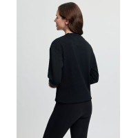 Felpa girocollo da donna LeMieux Christina Nero Felpa girocollo da donna LeMieux Christina Nero