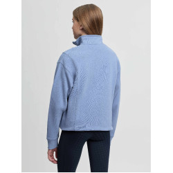 Felpa con collo con zip LeMieux Young Rider Vianne Blu polvere