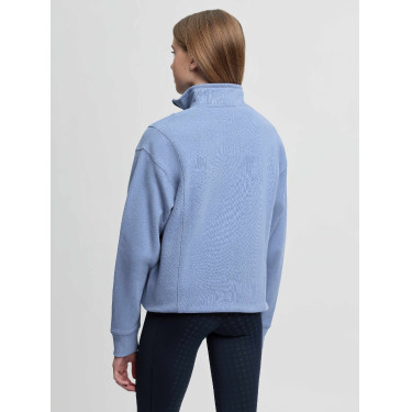 Felpa con collo con zip LeMieux Young Rider Vianne Blu polvere