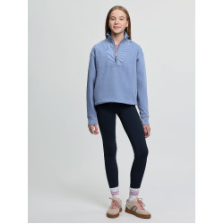 Felpa con collo con zip LeMieux Young Rider Vianne Blu polvere