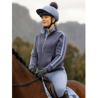 Felpa con mezza zip da donna LeMieux Connie Ombra