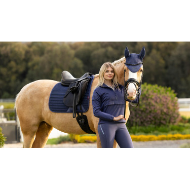 Sottosella da dressage LeMieux Square in tessuto mesh Air-Tek Ombra