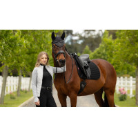 Sottosella da dressage LeMieux Square in tessuto mesh Air-Tek Nero Sottosella da dressage LeMieux Square in tessuto mesh Air-Tek Nero