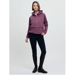 Giacca impermeabile LeMieux mezza zip Perri donna Malva