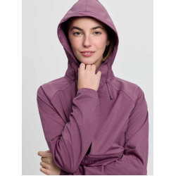 Giacca impermeabile LeMieux mezza zip Perri donna Malva
