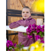 Giacca impermeabile LeMieux Young Rider con zip tre quarti Paige Malva