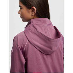Giacca impermeabile LeMieux Young Rider con zip tre quarti Paige Malva