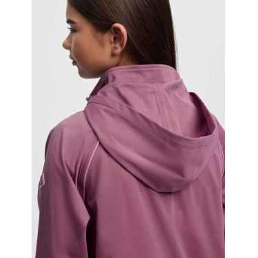Giacca impermeabile LeMieux Young Rider con zip tre quarti Paige Malva