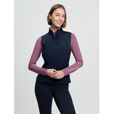 Gilet senza maniche da donna LeMieux Pamela Marina Blu marino