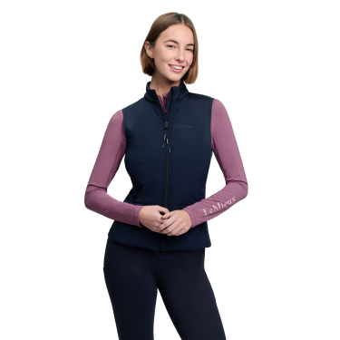 Gilet senza maniche da donna LeMieux Pamela Marina Blu marino