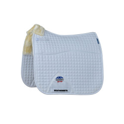 Sottosella da dressage WeatherBeeta Prime Air-Tec Comfy Fleece Bianco / naturale