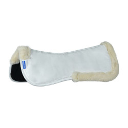 Ammortizzatore WeatherBeeta in memory foam con bordo in pile Comfort Bianco