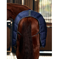Coperta da box Weatherbeeta ComFiTec PP Channel 220 g con collo staccabile Blu marino / antracite