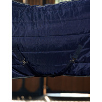 Coperta da box Weatherbeeta ComFiTec PP Channel 220 g con collo staccabile Blu marino / antracite