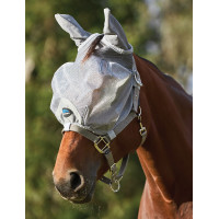 Maschera antimosche Weatherbeeta ComFiTec Hexi Shield duo Argento