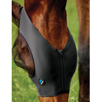Maschera anti-mosche Weatherbeeta ComFiTec Deluxe Stretch con orecchie Nero cobalto Blu Maschera anti-mosche Weatherbeeta ComFiTec Deluxe Stretch con orecchie Nero cobalto Blu