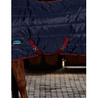 Coperta da box Weatherbeeta ComFiTec 210D Channel Quilt 220 g Marino / bordeaux Blu