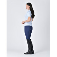 Polo Weatherbeeta Performance donna maniche corte 37,5 temperatura Blu nebbia