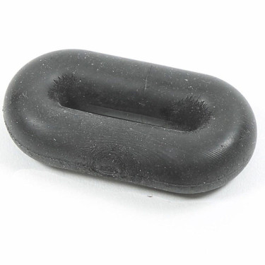 Arresto per martingala in silicone Shires Nero