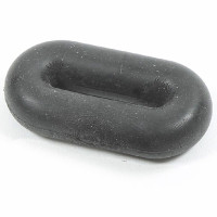 Arresto per martingala in silicone Shires Nero