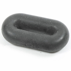 Arresto per martingala in silicone Shires Nero