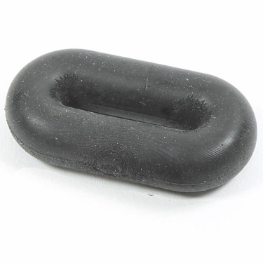 Arresto per martingala in silicone Shires Nero