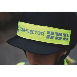 Fascia per casco Shires Equi-Flector® Giallo brillante