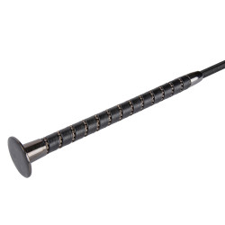 Frusta da dressage con strass Deluxe Shires Nero