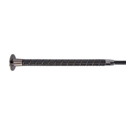 Frusta da dressage con strass Deluxe Shires Nero
