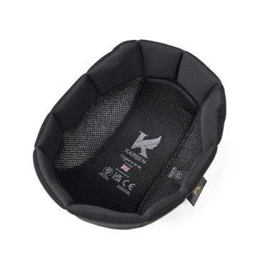 Fodera per casco Ellipse Shires Karben Nero