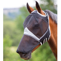 Maschera antimosche con protezione per il naso Shires senza orecchie FlyGuard Pro Maschera antimosche con protezione per il naso Shires senza orecchie FlyGuard Pro