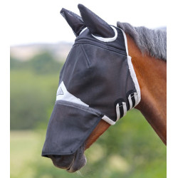 Maschera antimosche da paddock resistente Shires naso e orecchie FlyGuard Pro Maschera antimosche da paddock resistente Shires naso e orecchie FlyGuard Pro