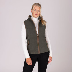 Gilet in pile Core Shires Aubrion Verde